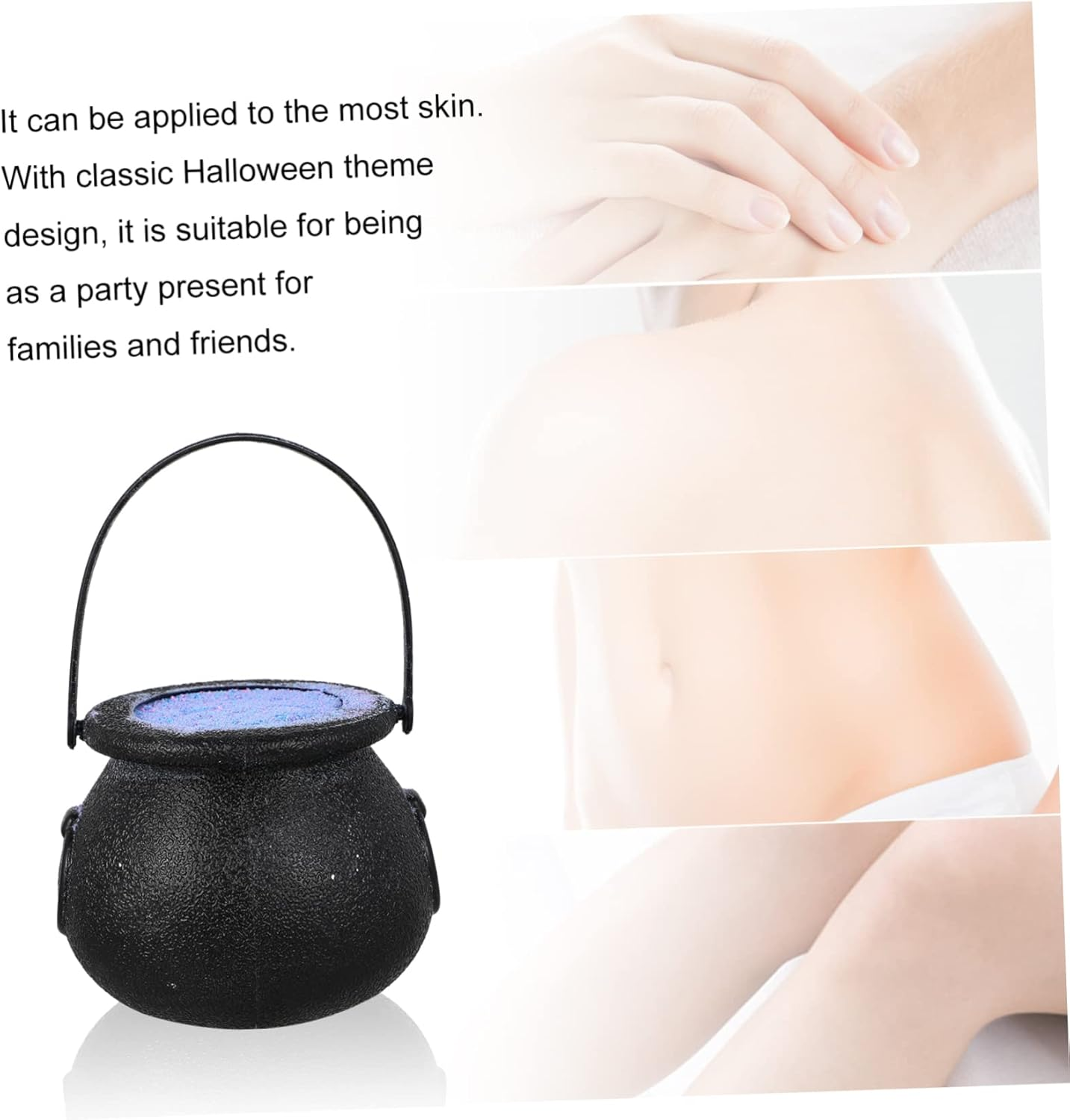 Healvian 1Pc Spa Halloween Series Natural Aromatherapy Benefits Nourishing and Exfoliating Shower Bubble Balls for Relaxation and Skin Care for Home Use and Halloween Festivities image number 5