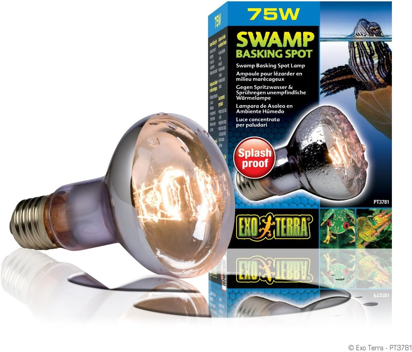 Exo Terra Swamp Basking Spot Bulb, 75 Watt image number 1