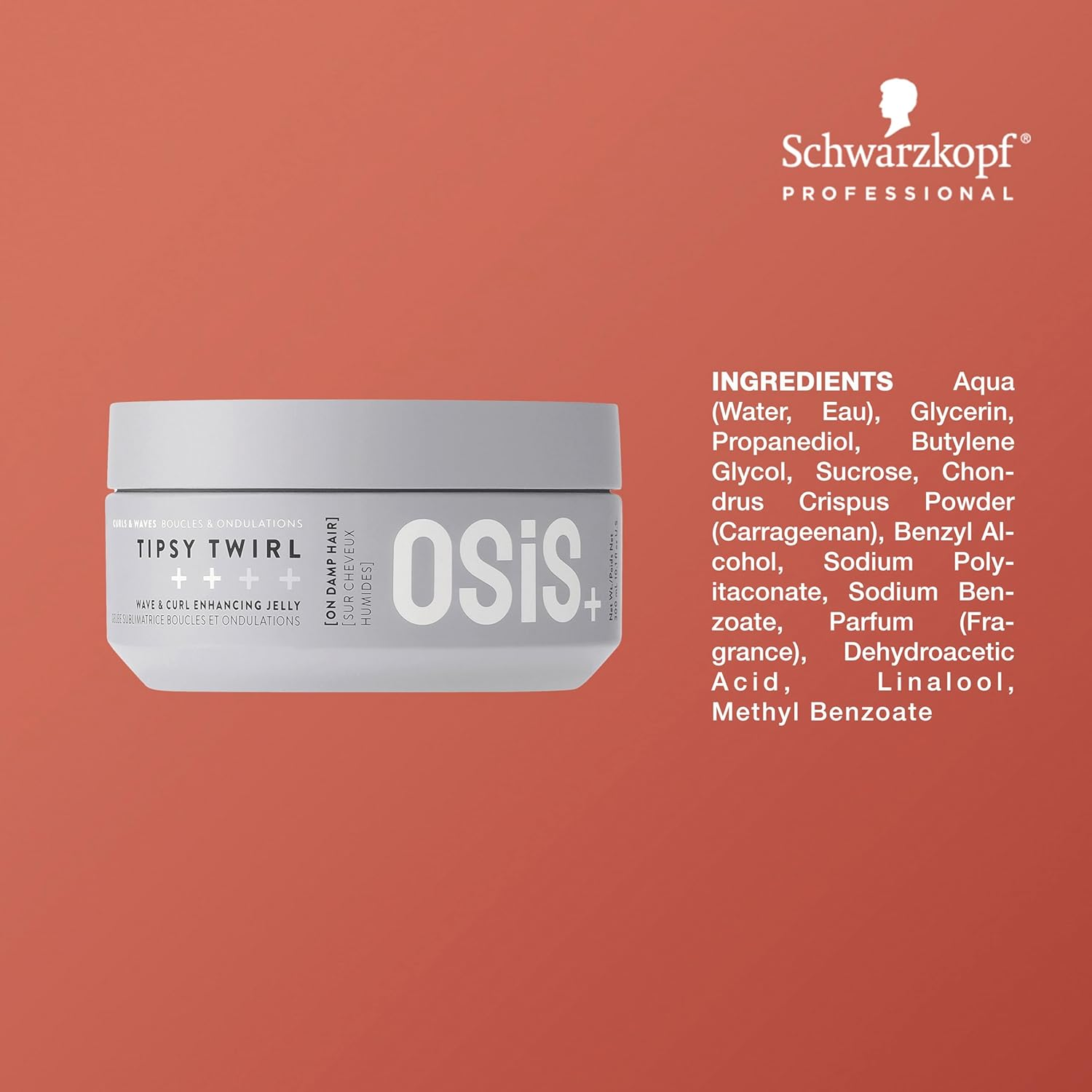 Schwarzkopf Professional Osis+ Tipsy Twirl - Wave & Curl Enhancing Jelly 300Ml image number 2