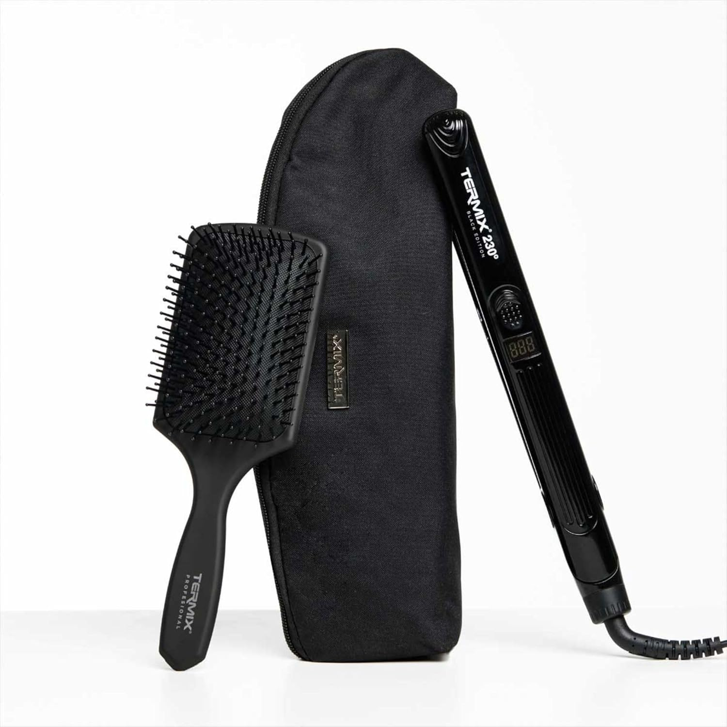 Termix Professional Hair Straightening Iron 230&ordm; Pack + Paddle Brush image number 5