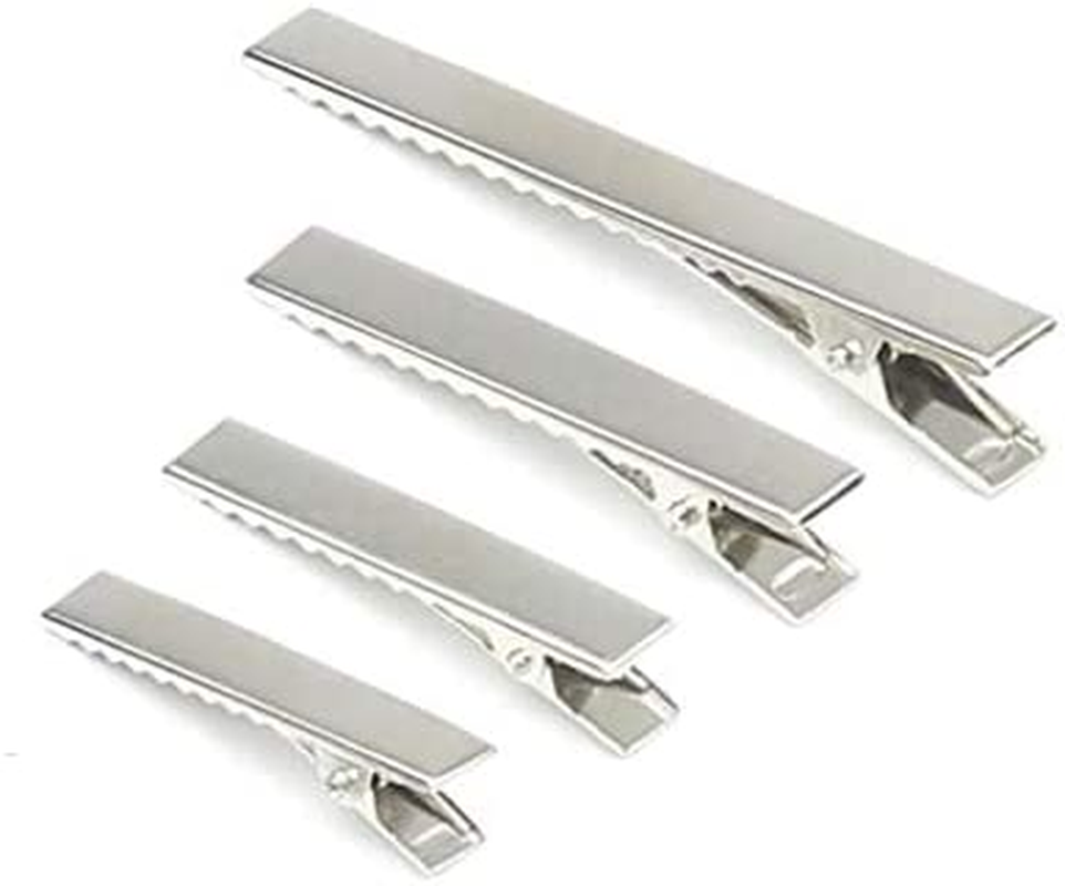 Alligator Hair Clips 40Pcs Metal DIY Hair Clips for Arts Crafts Projects
