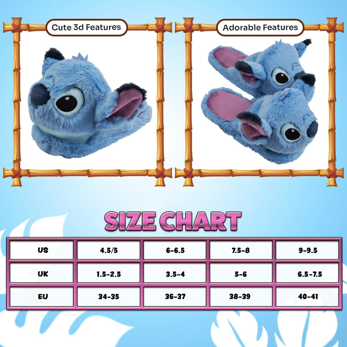 Disney Women'S Comfortable Slippers in Sizes 34-41 Suitable for Teenagers Girls Guest Slippers Winter image number 2