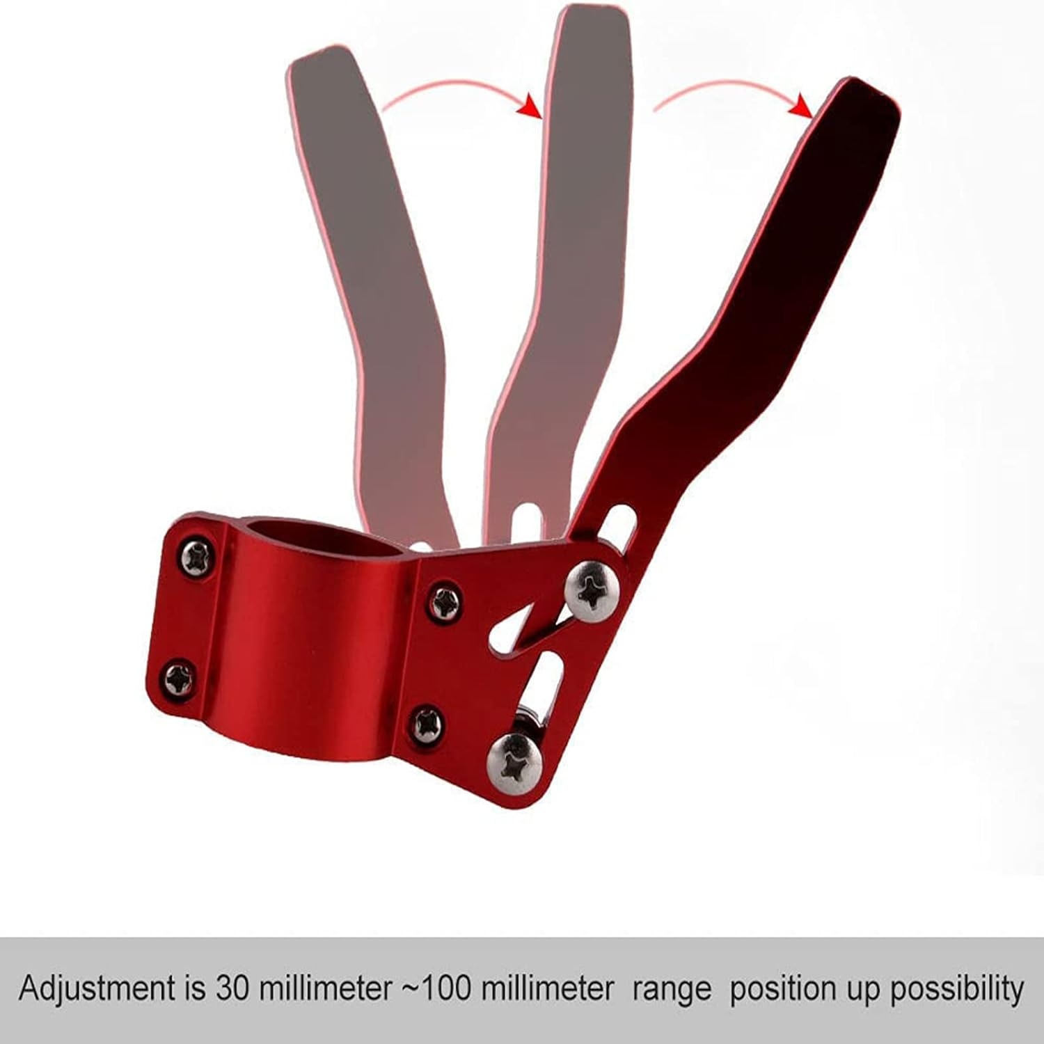 Jeyaic Turn Signal Lever Extender - Car Styling Adjustment Steering Wheel Rod Extension Position Kit - Aluminium (Red) image number 5