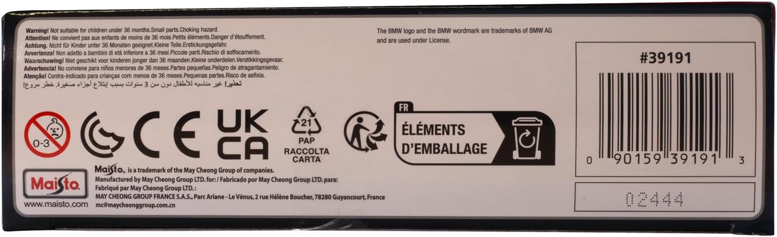 Tobar 1:12 Scale Mc BMW S1000Rr Diecast Model Bike Kit image number 1