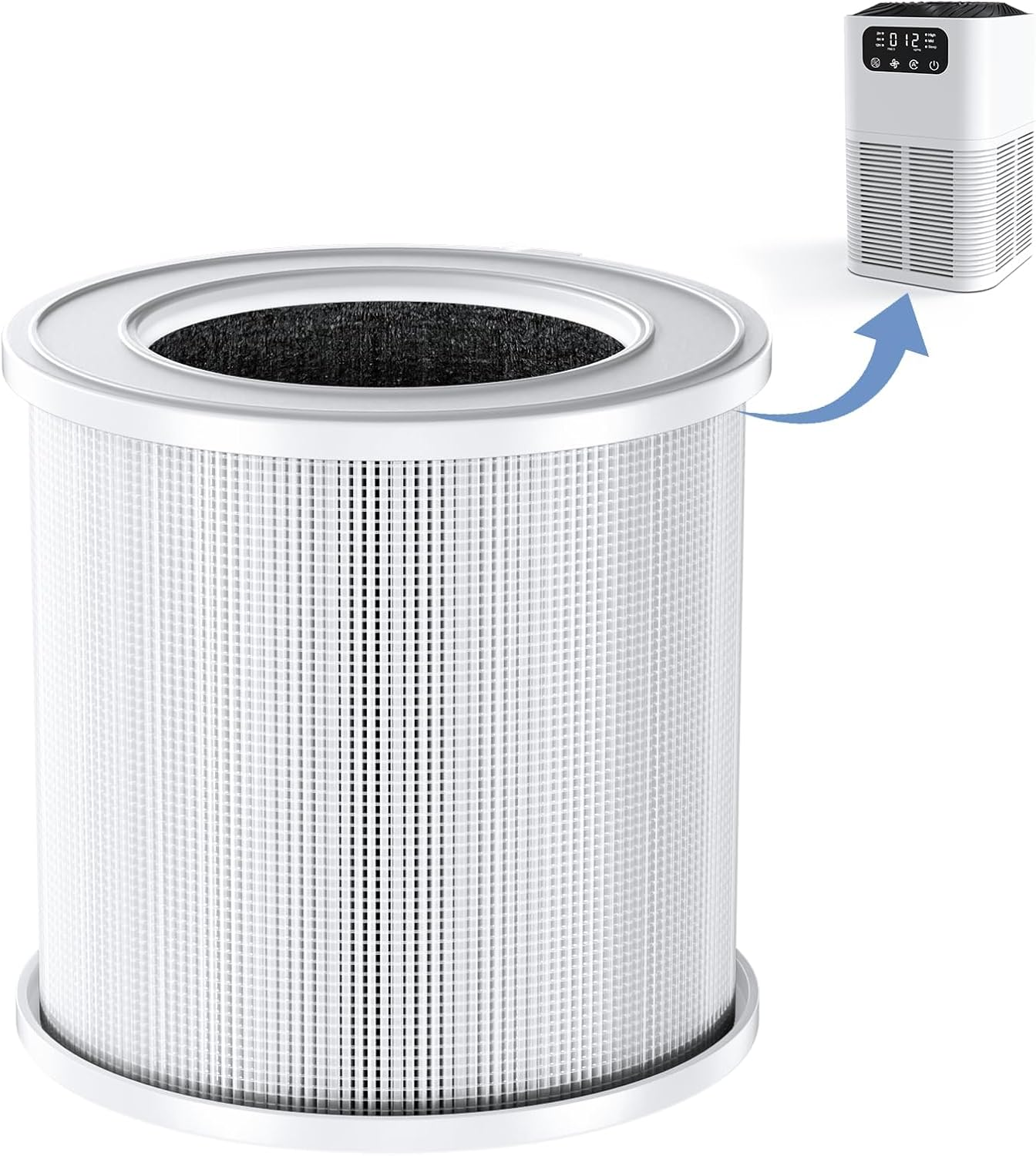Air Purifier Filter Astraio-Ap003, H13 True HEPA Air Cleaner Filter, 1*Piece image number 4