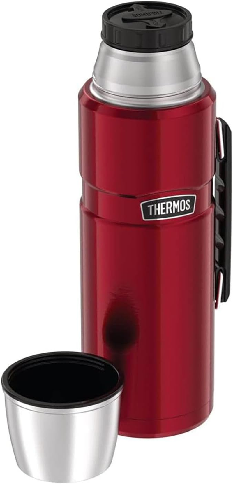 Thermos Stainless King Vacuum Insulated Flask, 2L, Red, SK2020RAUS image number 2