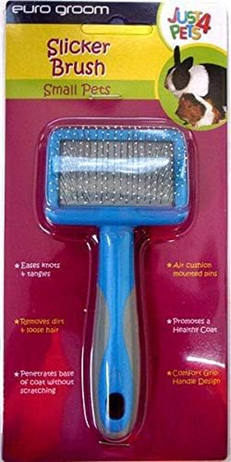Euro Groom Mini Slicker Brush for Small Pets
