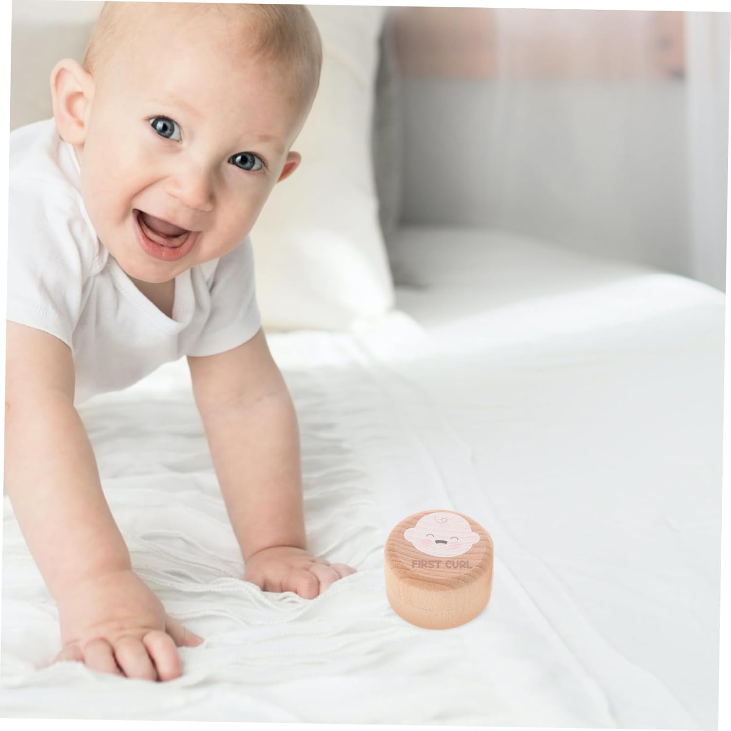 GLEAVI 2Pcs Wooden Tooth Keepsake Box Cute First Lost Teeth Box for Boys and Girls image number 3