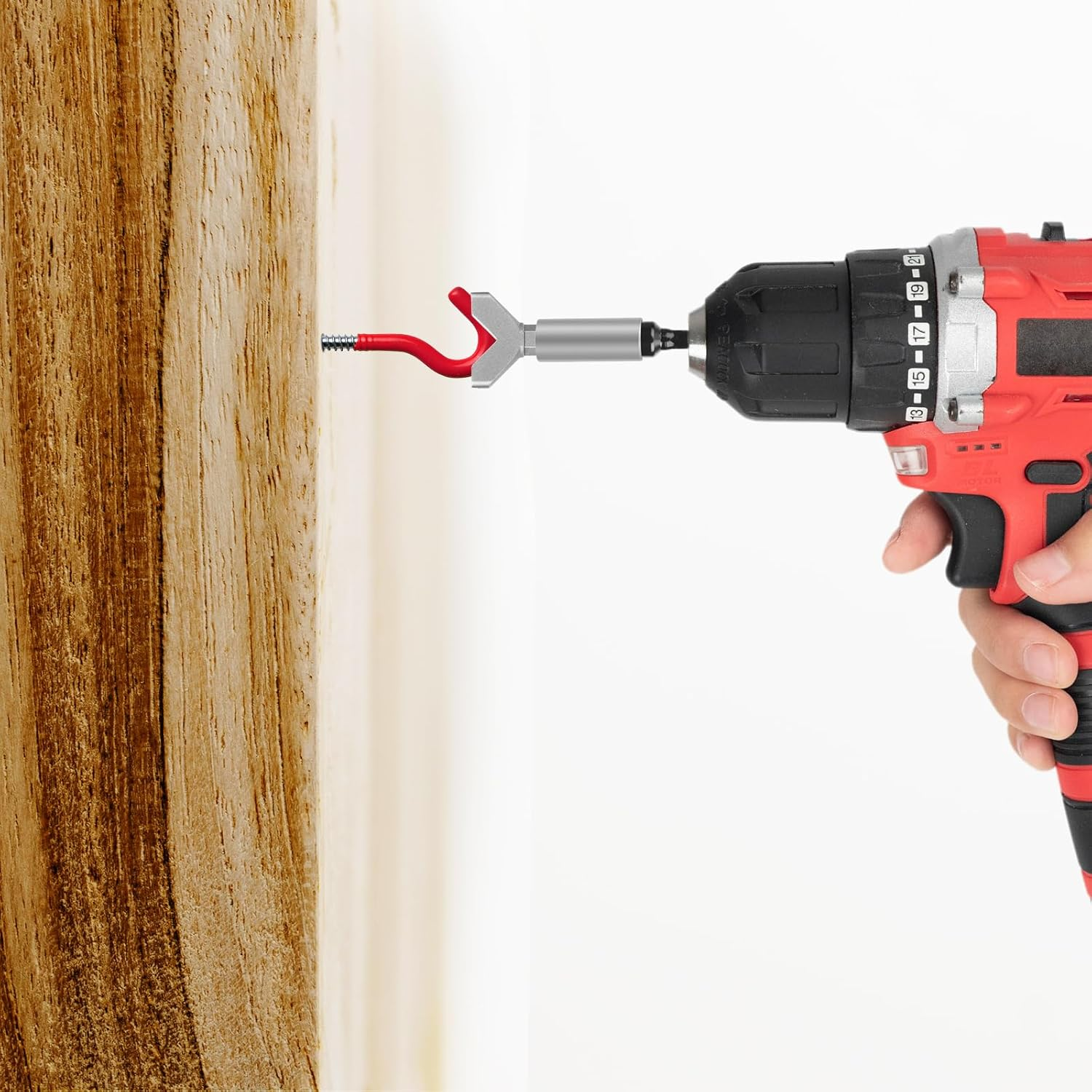 3 Pcs Hook Driver Y Shape, Carbon Steel Wing Nut Driver Practical Slotted Wing Nut Drill Y-Head Hook Driver for Wall and Ceiling Hook Screw Installation image number 1