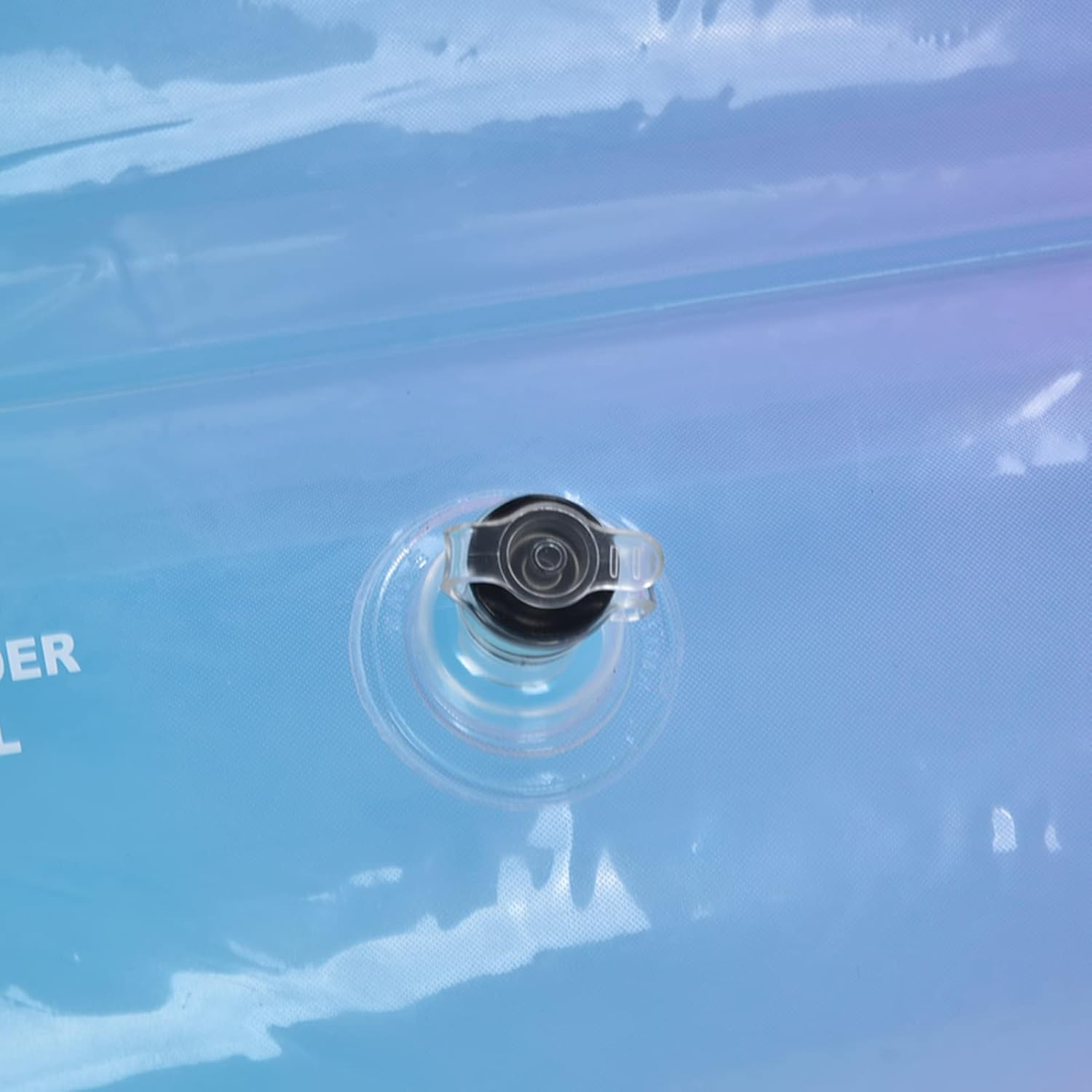 Pool Floating Bed, Shell Shaped Inflatable Scallop Pool Float Beach Lounger Floating Pool Chair Lounge Floats Water Sofa Floating Air Cushion Beach, for Chilling in the Pool (57.09In X 55.12In) image number 5