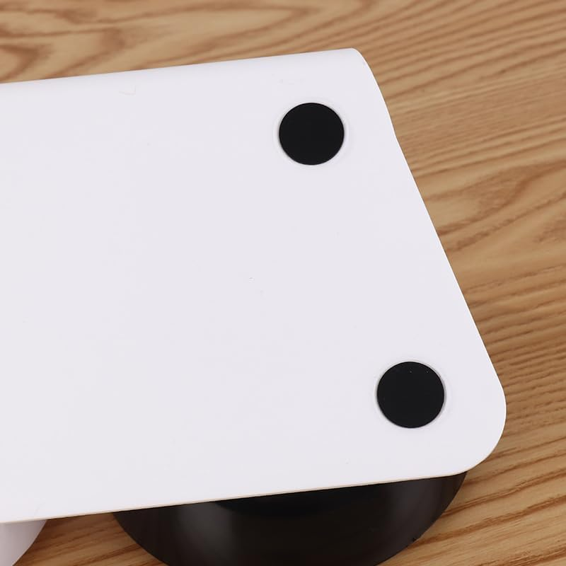 3Pcs Non-Slip Cat Bowl Holder, Liftable and Safe Pet Food or Water Bowls for Rabbits Indoor Puppies 41 * 14 * 14Cm Concepts 15&deg; (Black+White+Transparent)