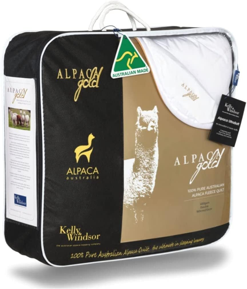 Kelly & Windsor Alpaca Gold 200 Quilt, Queen