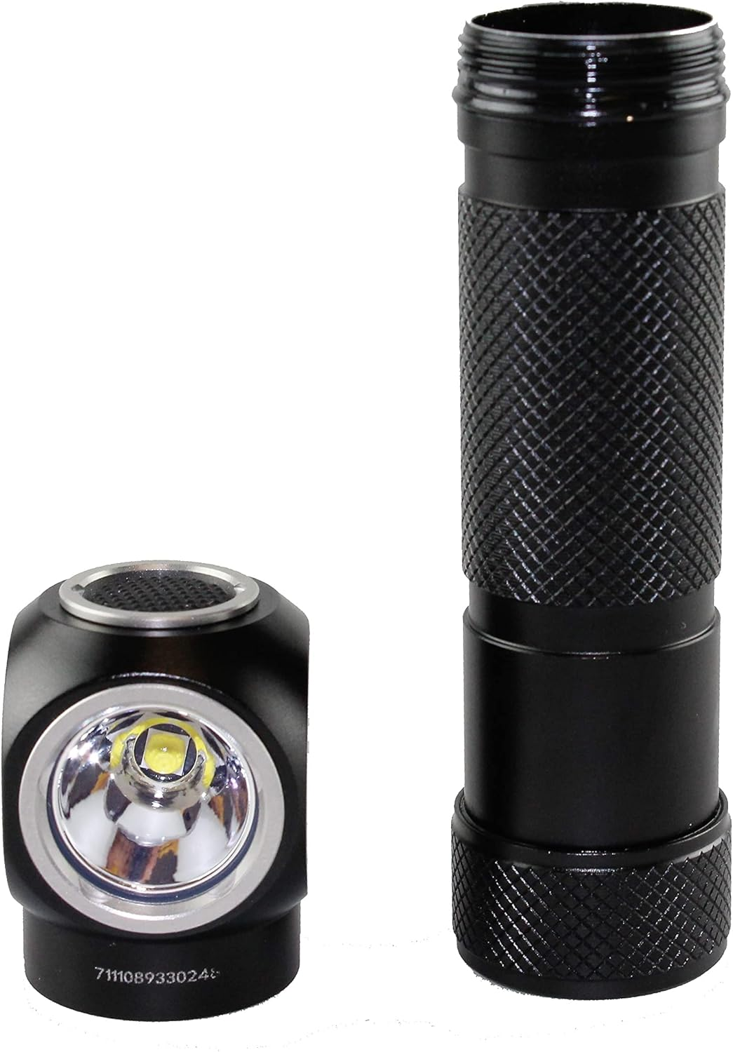 NITECORE HC33 High Performance L-Shaped Headlight, 1800 Lumens, IP68 Waterproof, Black Headlamp