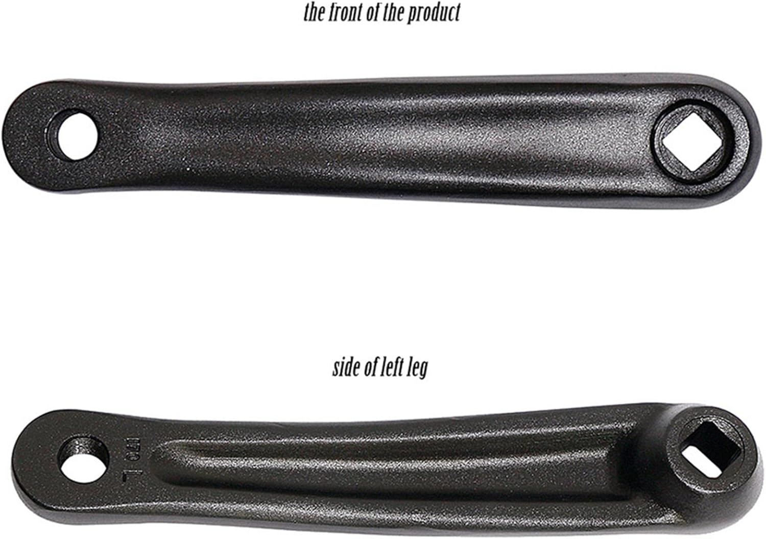 Dickly Exercise Bike Crank Arm for Electric 170Mm Left Right Crank Diamond Hole Mid Motor Crank Components image number 5