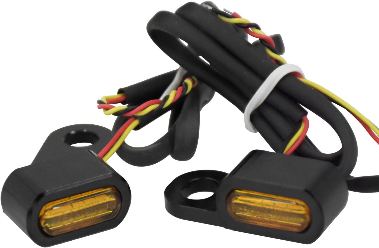 HDBUBALUS LED Clutch Brake Turn Signal Indicator Blinker Running Light Fit for Harley 09-17 Touring Road King Electra Glide Road Glide 15-20 Softail 1 Pair image number 4