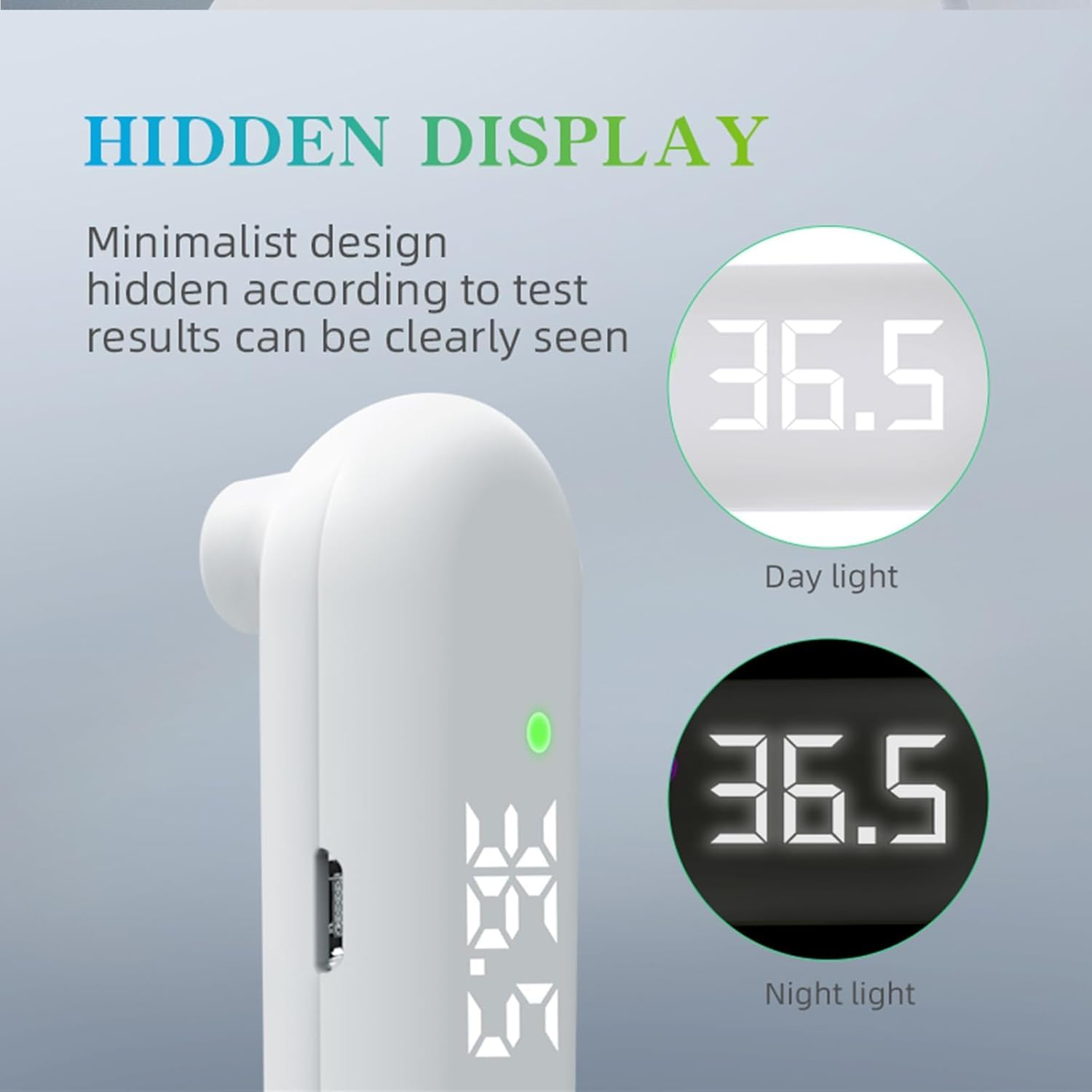 Medical Digital Forehead Thermometer for Children, Baby, Parents，Portable Infrared Digital Thermometer with Fever Alarm and LCD Display, Fast Accurate 1S Instant Results(Black)