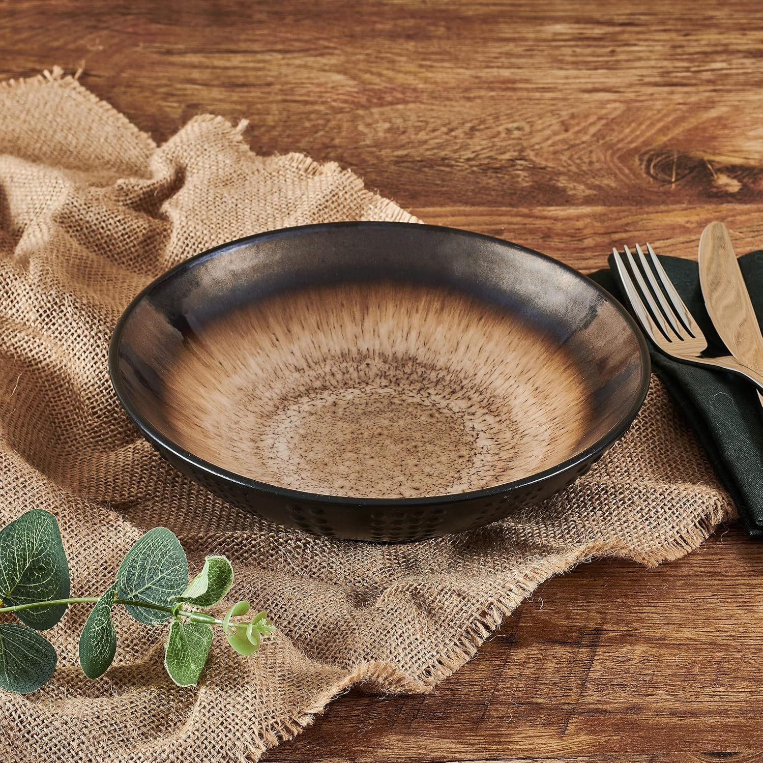 Mikasa Gourmet Basics by Verona Cream Set of 4 Pasta Bowls, 8 Inch image number 3