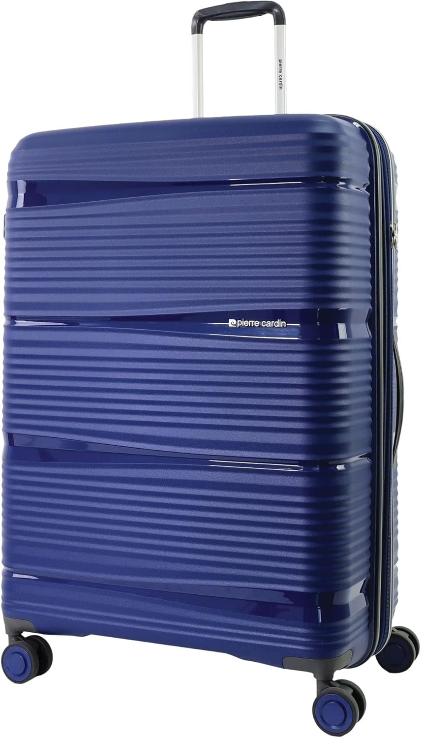 Pierre Cardin Normandy 73Cm Large Hard Shell Suitcase in Navy image number 7