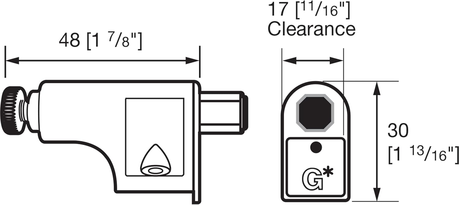 Franklin Brass Soft-Close Cabinet Door Damper, Nickel Plated, Pack of 5