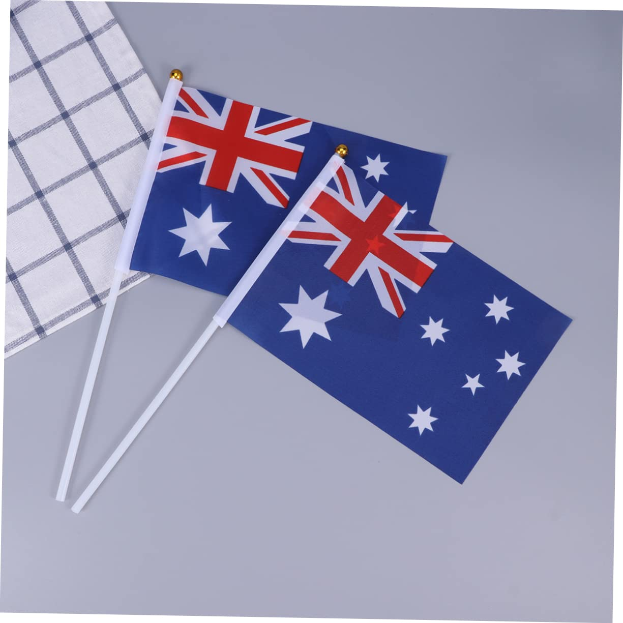 CAXUSD 50Pcs Hand Held Australia Stick Flags Small Country Flags Stick for Parties Celebrations and Decorations for Events image number 6