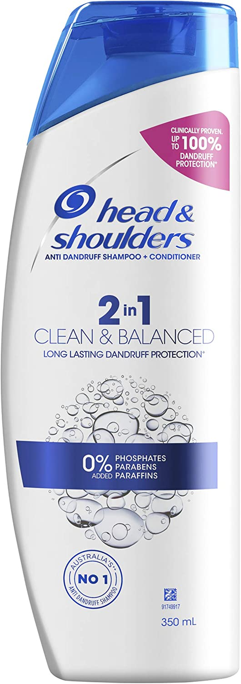 Head & Shoulders Clean & Balanced anti Dandruff 2 in 1 350Ml Shampoo