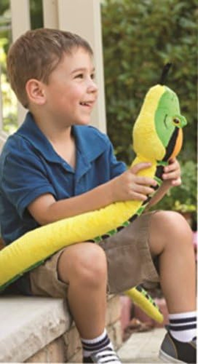 Wild Republic Anaconda Plush, Stuffed Animal, Plush Toy, Gifts for Kids, Snake, 54 Inches