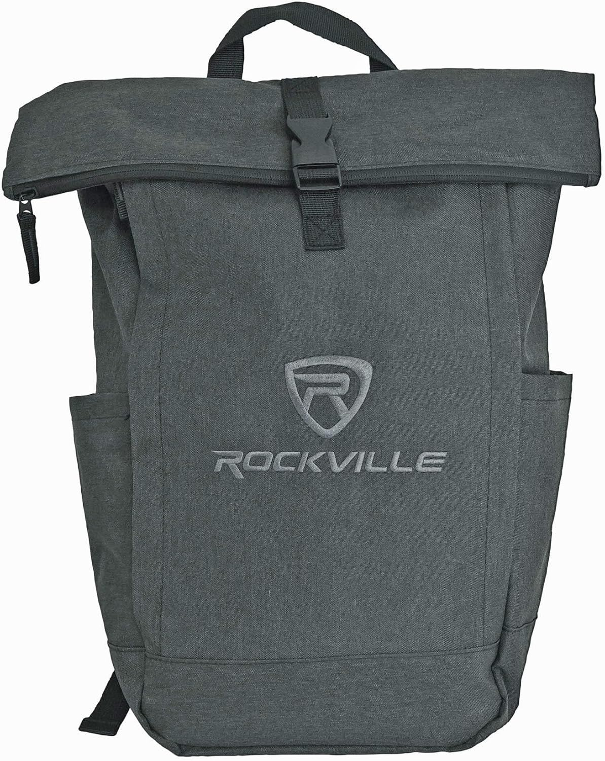 Rockville RPAK Durable Backpack with Padded Laptop Pocket, Spacious Main Compartment, Hidden Side Zipper, and Beverage Holder
