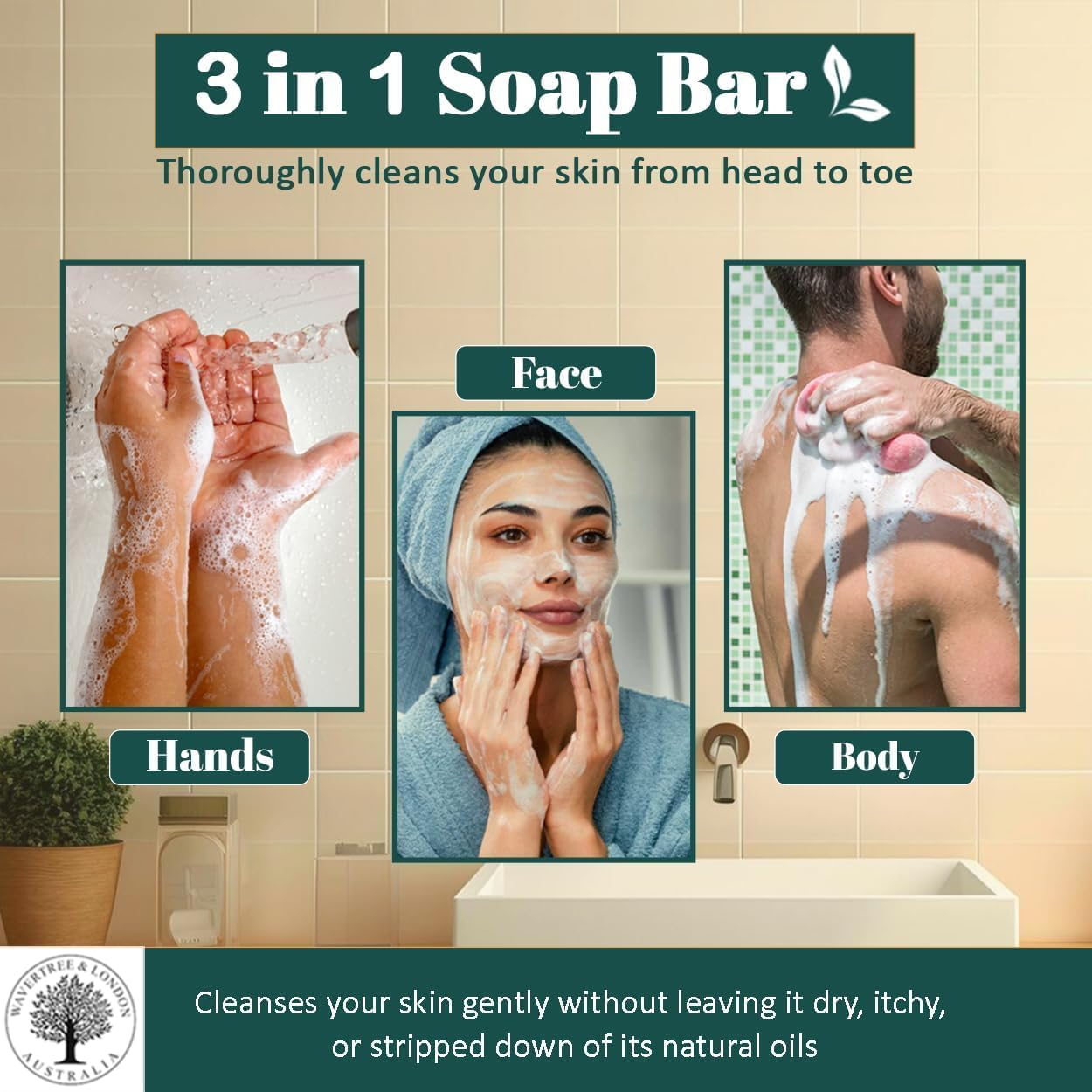 Wavertree and London White Orchid Soap Bar 200 G