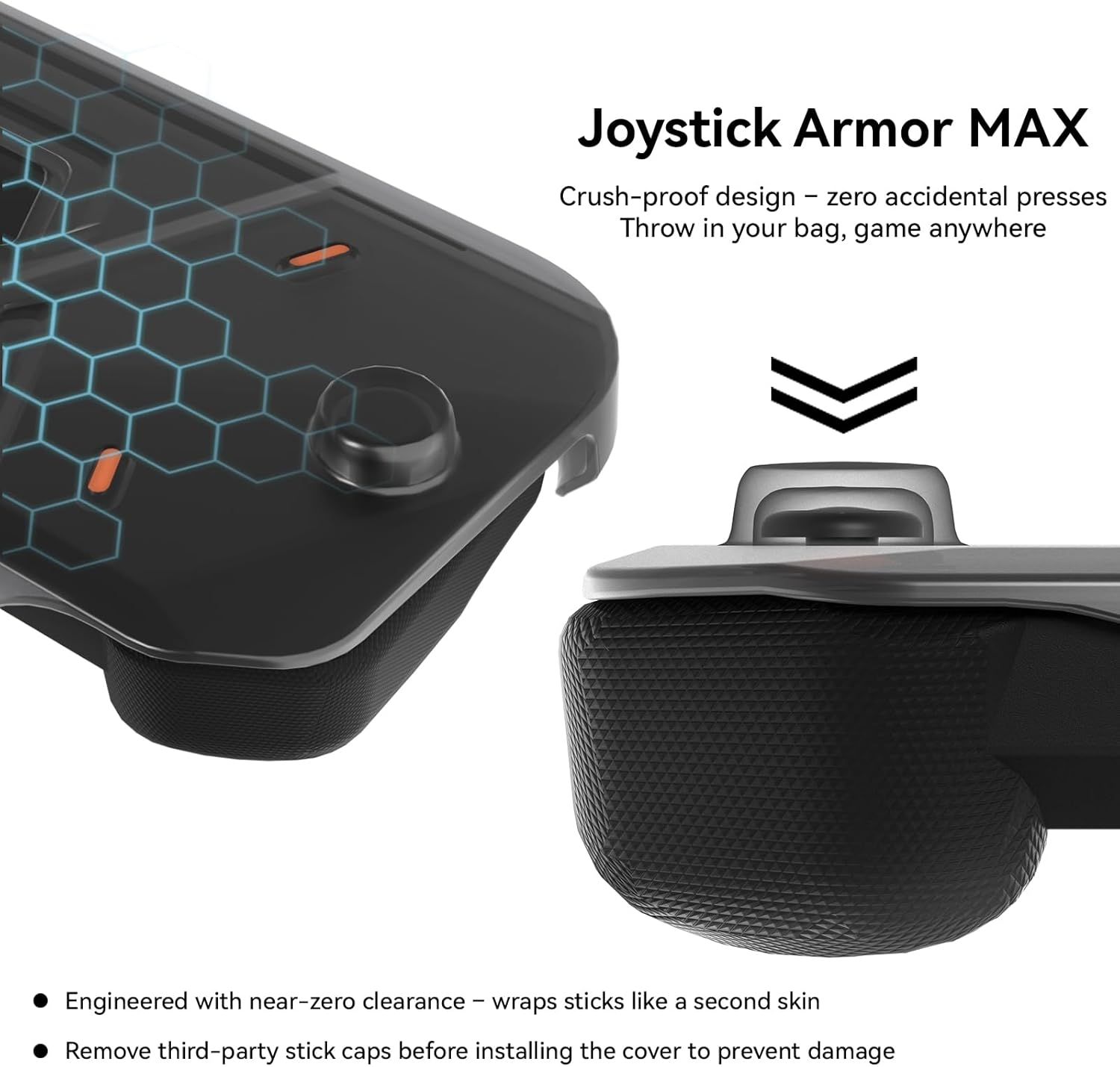 G.S.TAC Slim Hard Case Compatible with Switch 2 (2025), Anti-Scratch TPU Grip Protective Cover for Switch 2 with Hard Dust Cover, Black