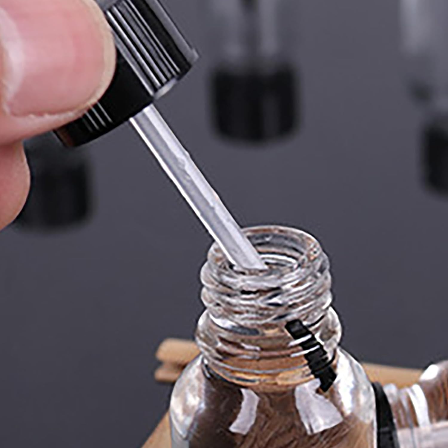 2 Pcs 50Ml Empty Nail Polish Bottles with Brush Cap Glass Nail Varnish Bottles Refillable Nail Polish Jar Containers for Nail Art