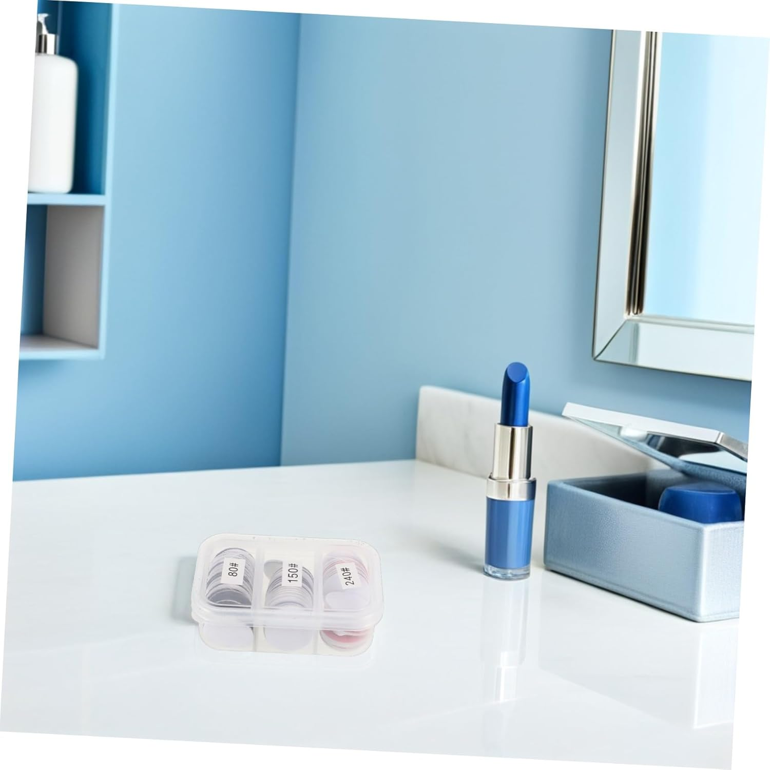 CALLARON 120Pcs Foot File Sandpaper Discs with Metal Nail Drill Bit for Electric Callus Remover Rapid Dead Skin Removal Smooth Feet Restoration Suitable for Home and Travel Pedicure Care image number 3