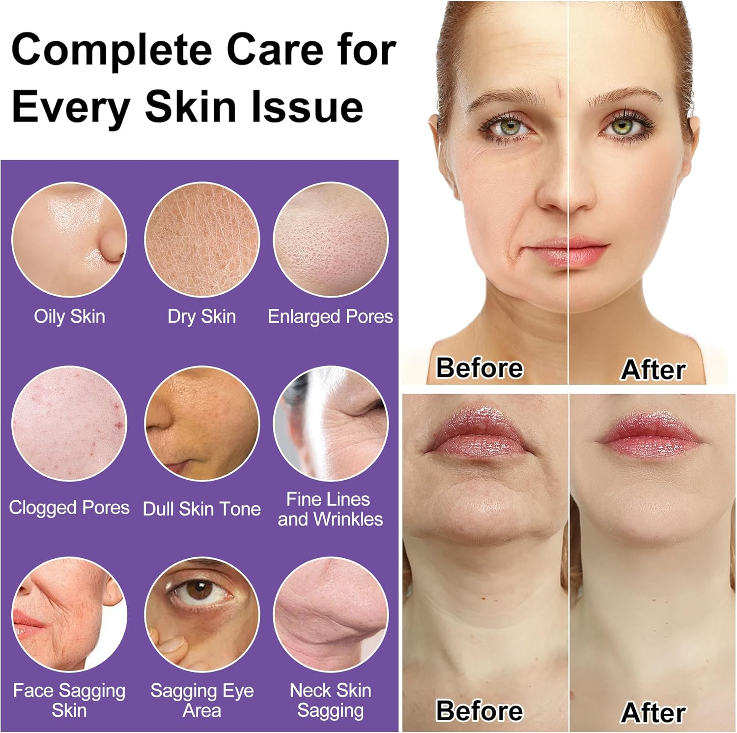 Skin Care Set, Professional Tighten Lift Firm Skincare for Women Teens Teenage Girl, Hydrate Anti-Aging Facial Skin Care Routine Kit, Travel Skincare Gift Set, Wife Mom Womens Gifts for Christmas