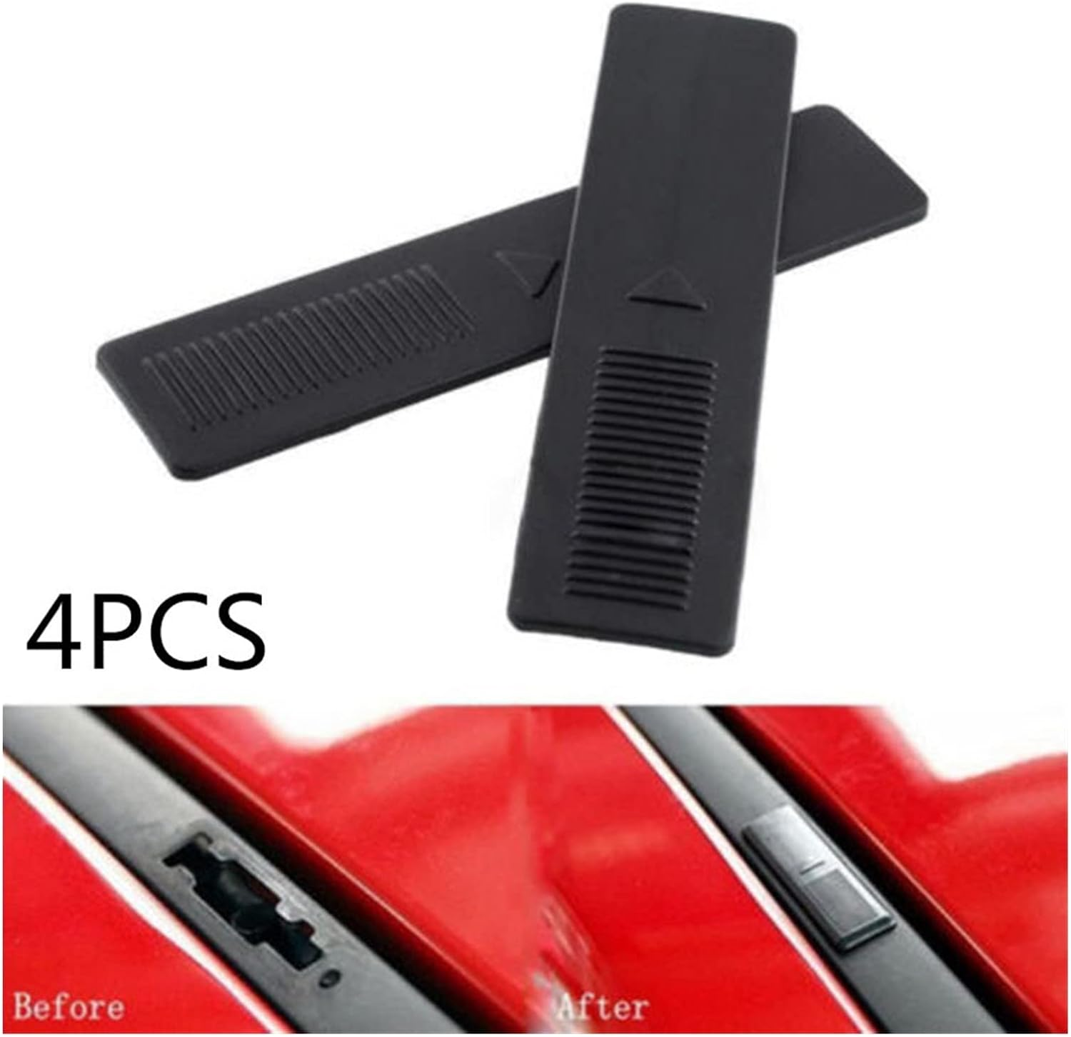 Thua Store 4 Piece Roof Rail Rack Moulding Clip Cover Replacement Fit for Mazda 3 6 2 CX5 CX7 CX9 Roof Racks & Boxes image number 6