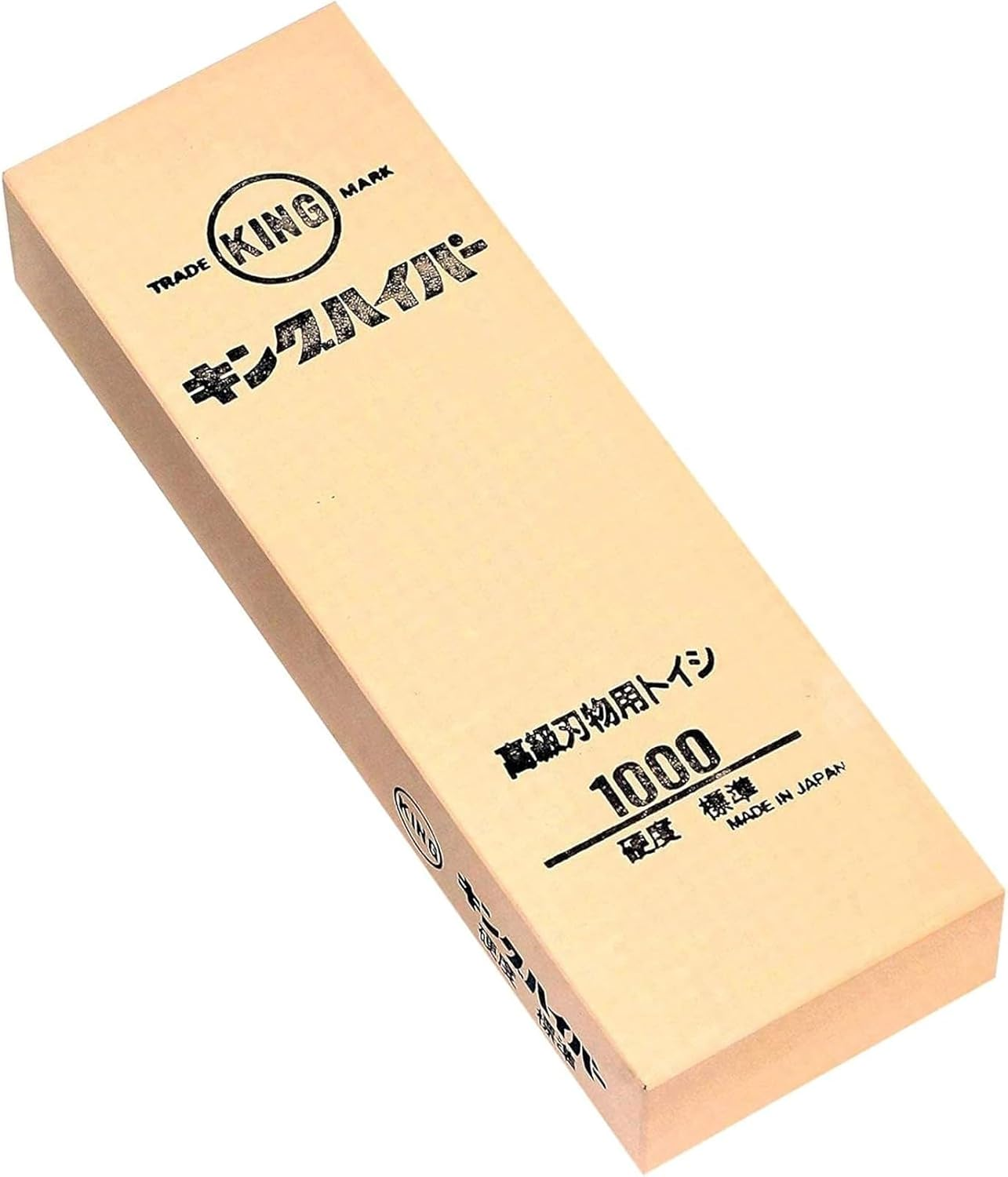 King Hyper Soft Whetstone, 8.1 X 2.8 X 1.3 Inches (205 X 70 X 34 Mm), Grit Size: #1000, Medium, White 7397Ah