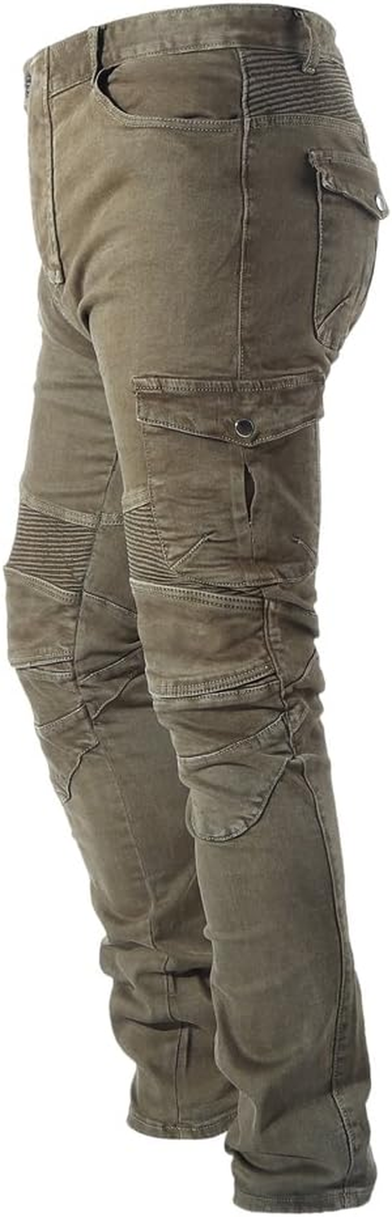 Men Motorcycle Riding Pants Denim Jeans with Protect Pads Equipment image number 3