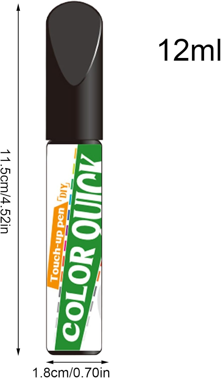 Car Paint Pen - Automotive Paint Scratch Repair Pen - Quick Fix 12Ml Care Quick Drying Remover Blemish All Car Colors Wheel Bumper Rim - Black image number 2