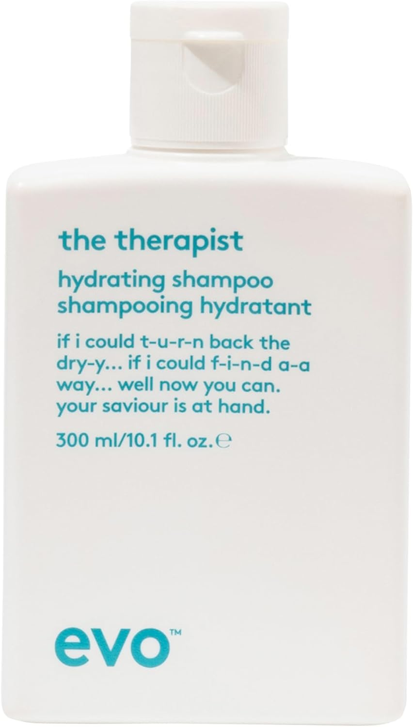 Evo the Therapist Hydrating Shampoo & Conditioner - Hydrates, Strengthen and Softens Whilst Improving Shine - Protects Colour Treated Dry Hair, Helps to Detangle - 300Ml / 10.1Fl.Oz