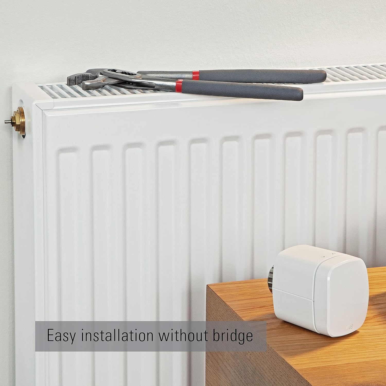 Eve Thermo, Pack of 4 - Smart Radiator Valve with LED Display, Automatic Temperature Control, No Bridge Required, Integrated Touch Controls, Bluetooth, Apple Homekit, Made in Germany
