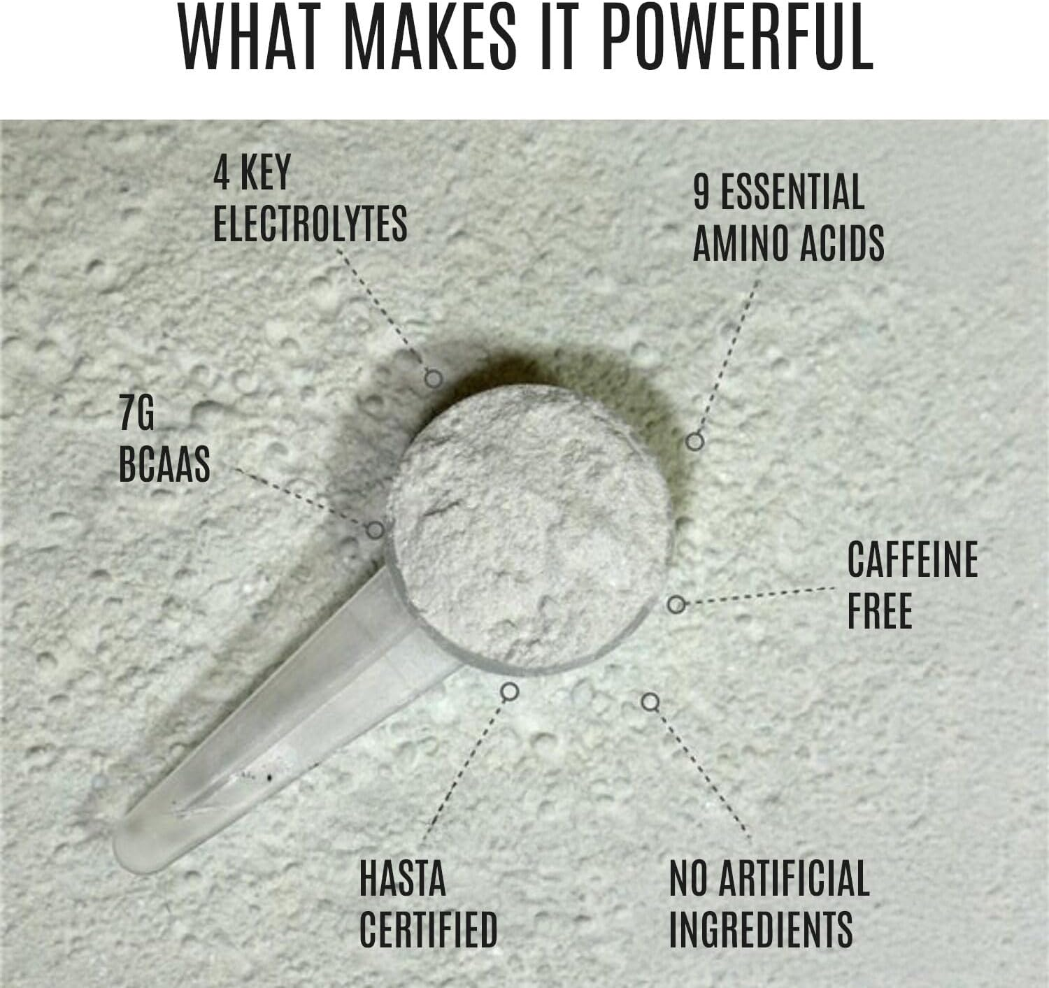 ATP Science Amino Plus, Essential Amino Acids, Electrolytes & BCAA Blend, Formulated for Active Lifestyles & Hydration Support, Kiwi Lime Flavour, 375G image number 2