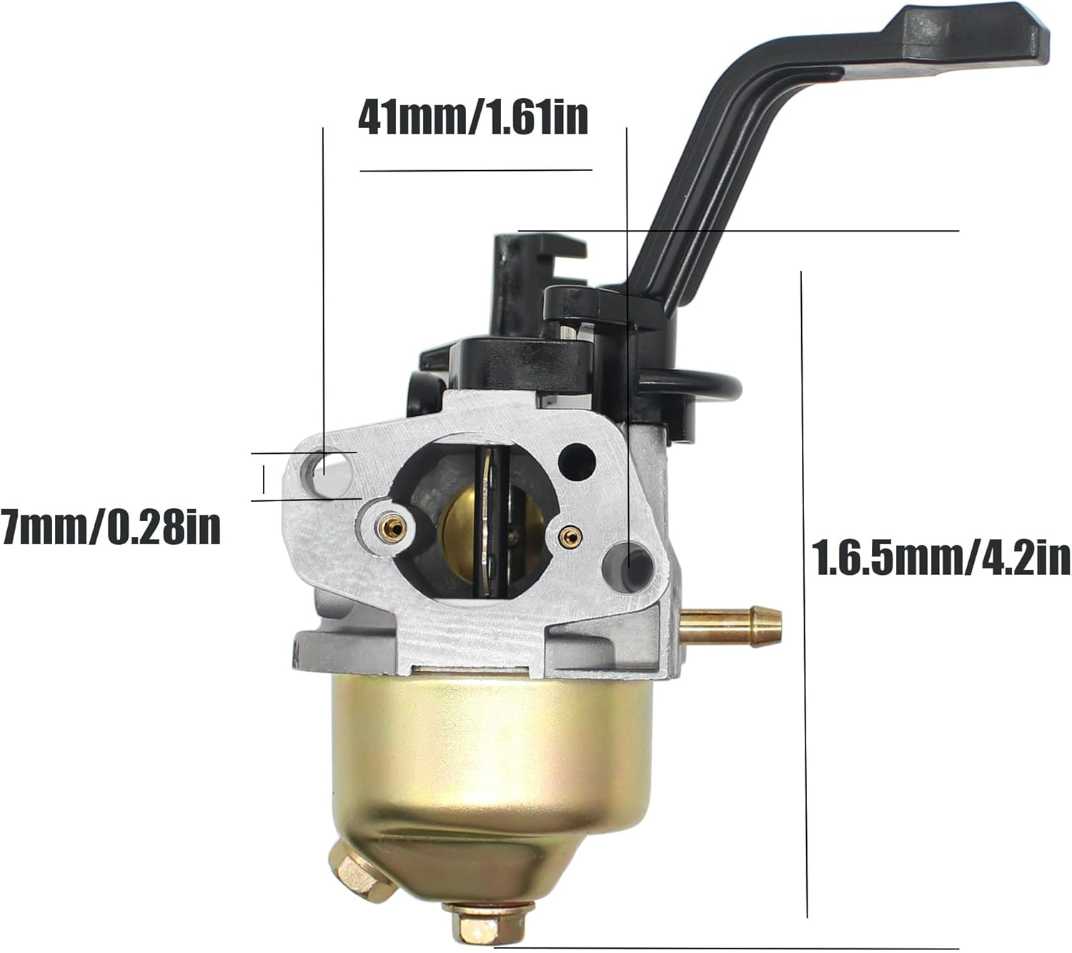 Fit for Huayi P19-1 Carburetor Compatible with Predator 4000 4375 Champion Honda Generac Powerhorse 3000W 3500W 4000W Generator Powered by 196Cc 208Cc 212Cc 223Cc 224Cc image number 4