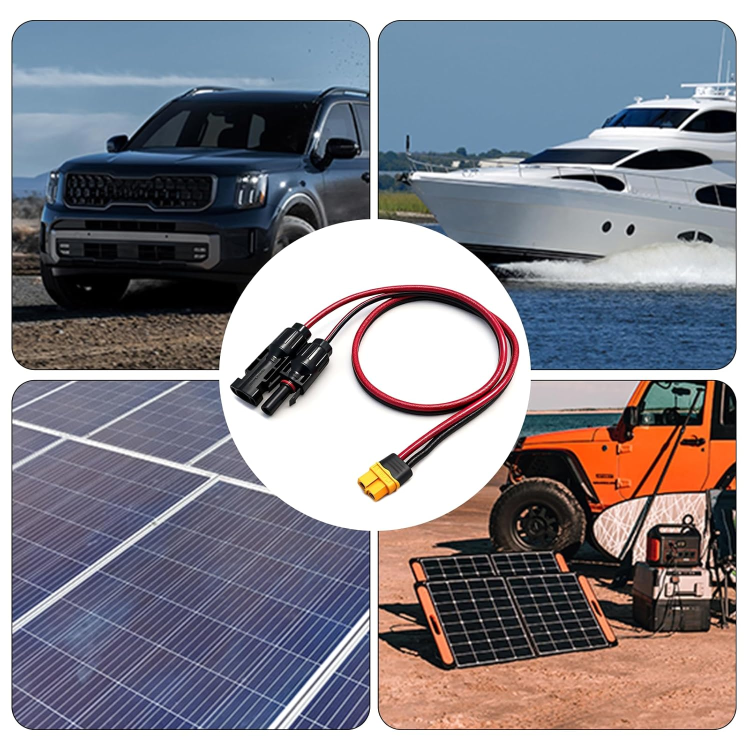 Solar Charging Cable with XT60 Connector image number 4