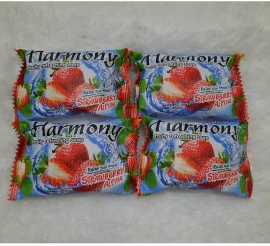 Harmony Fruit Soap Bar 5 Pack @ 70 Gram (Strawberry Alpine) image number 4