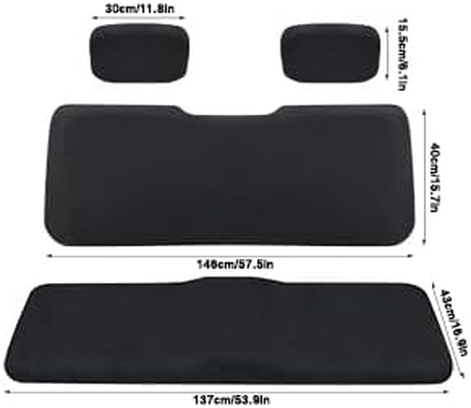 Smotrcc UTV Ranger Seat Covers Compatible with Polaris Ranger 500 700 800 2002-2008, Heavy Duty 1680D Waterproof PU Coating Ranger Seat Cover(4 PCS)