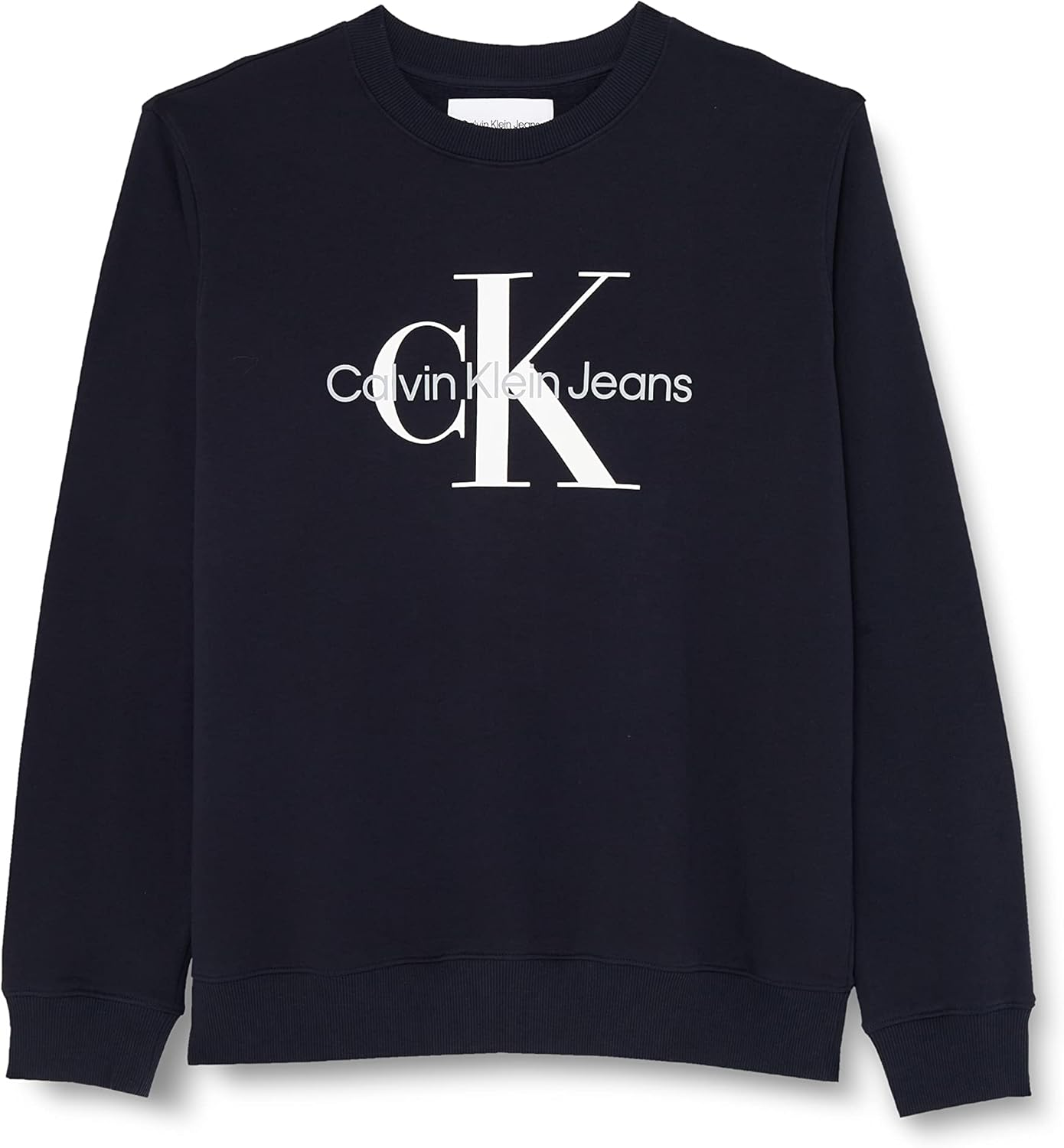 Calvin Klein Jeans Mens Core Monologo Crewneck Sweatshirt, Night Sky