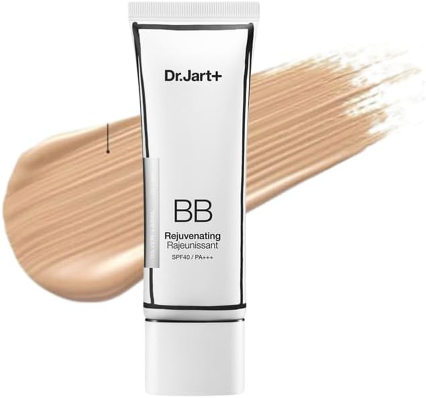 Rejuvenating BB Beauty Balm, Color-Changing Cream, Caramel Shade, 50Ml, Hypoallergenic, Paraben-Free, 2Nd Skin Complex, Sensitive Skin for Dr. Jart+ (02 Medium)
