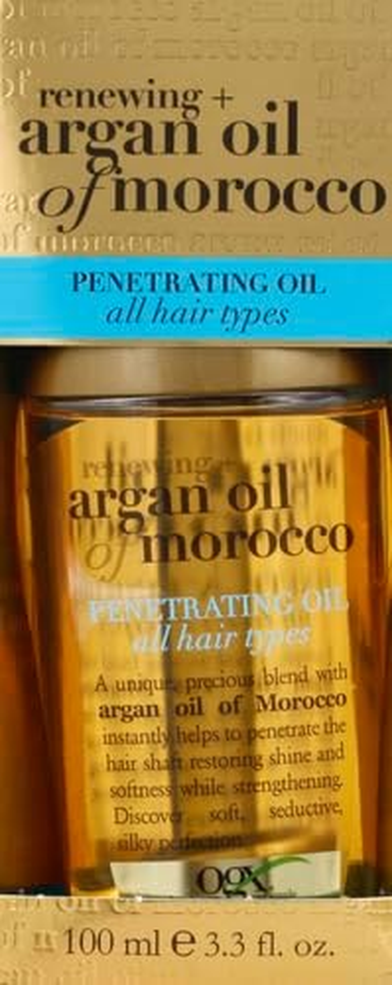 Ogx Renewing + Hydrating & Shine Argan Oil of Morocco Penetrating Hair Oil for Dry & Heat Styled Hair 100Ml|Moisturize,Revive & Create Softness &Strength (Pack of 2) image number 5