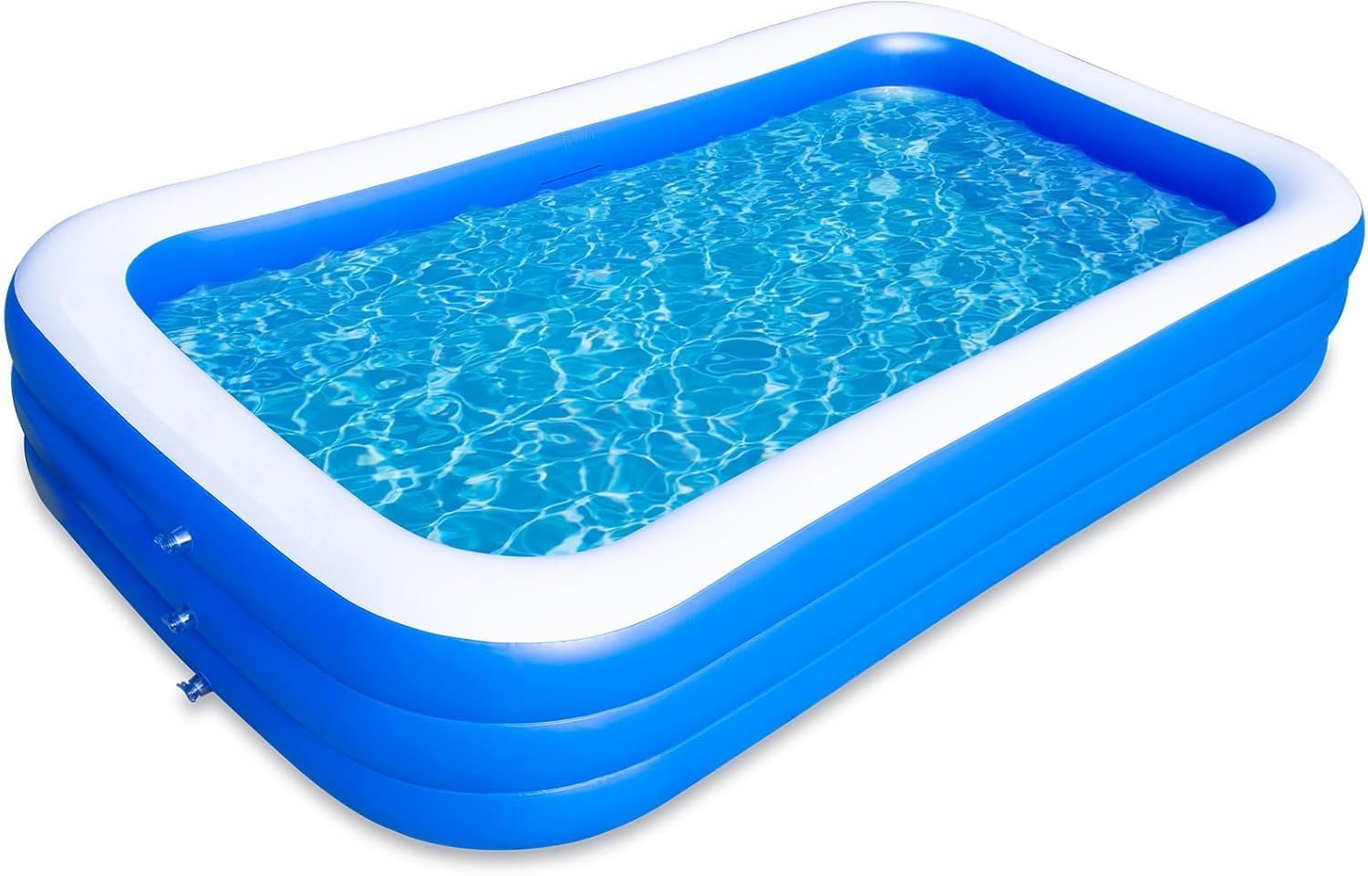 Inflatable Paddling Pool,305Cm Giant Inflatable Deep Pool, Padding Pool Swim Centre Pools for Kids Adults Family Rectangle Swimming Pool with Inflatable Soft Floor for Backyard,Garden (305Cm) image number 1