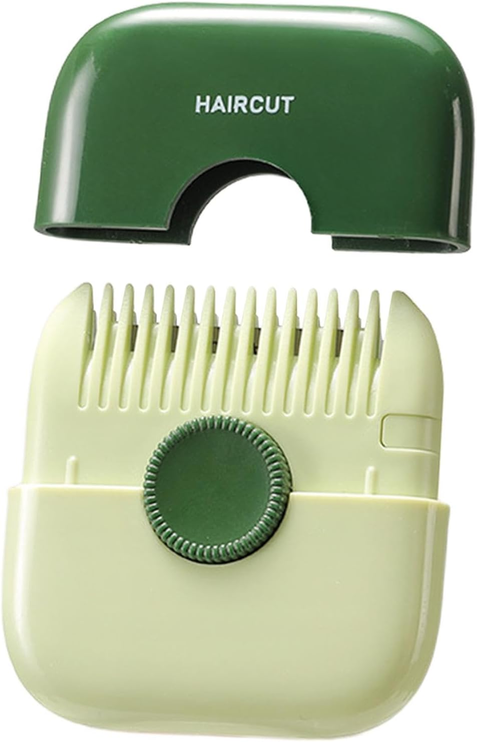 Koolsoo Hair Cutting Comb Mini Hair Trimmer, 2 in 1 Thinning Hair Haircut Tool, Professional Hair Cutting Trimmer Hair Razor Comb,Travel Size Portable, Green - Pink image number 3