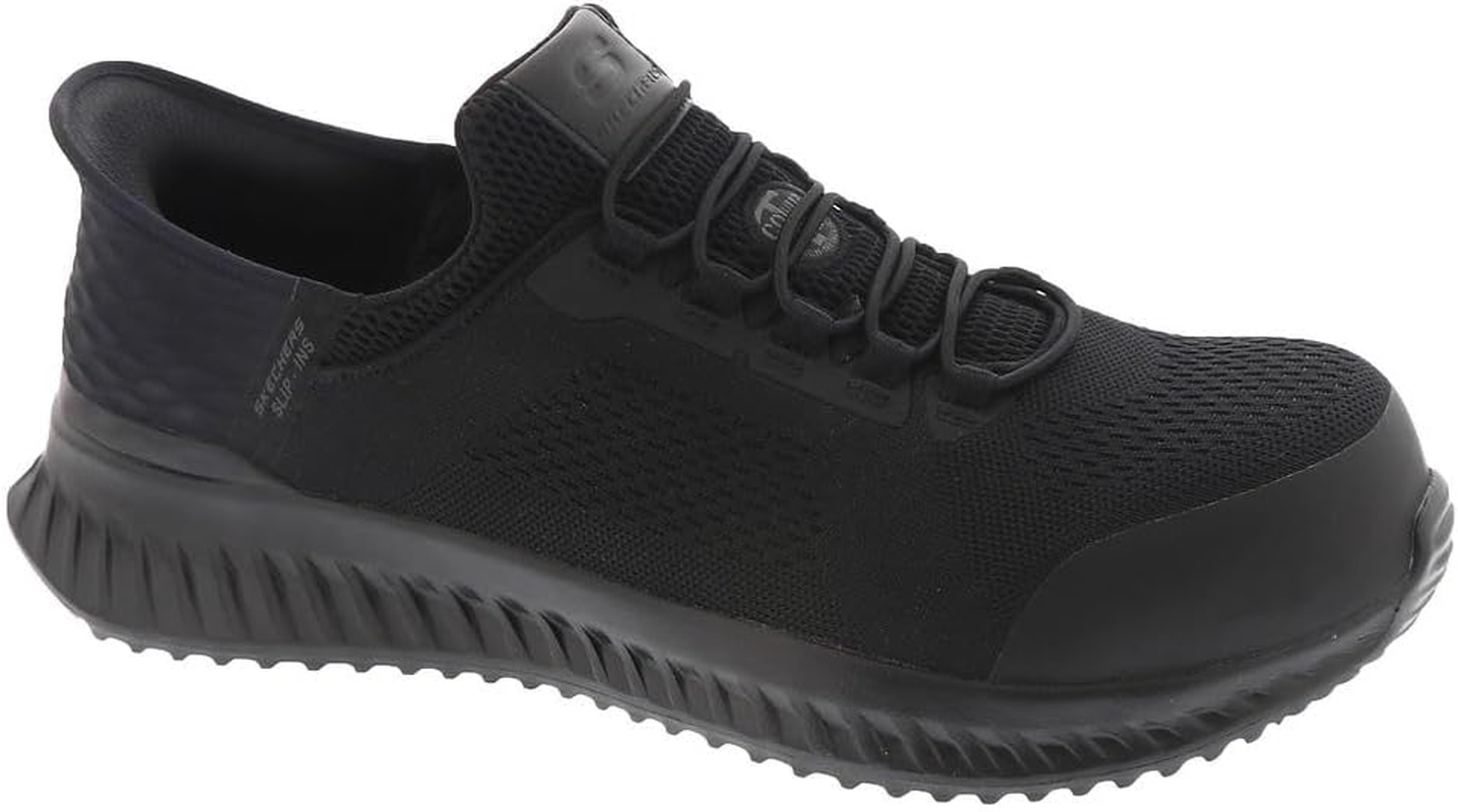 Skechers Men'S Hands Free Slip-Ins Tilido Fletchit Comp Toe Construction Shoe image number 4
