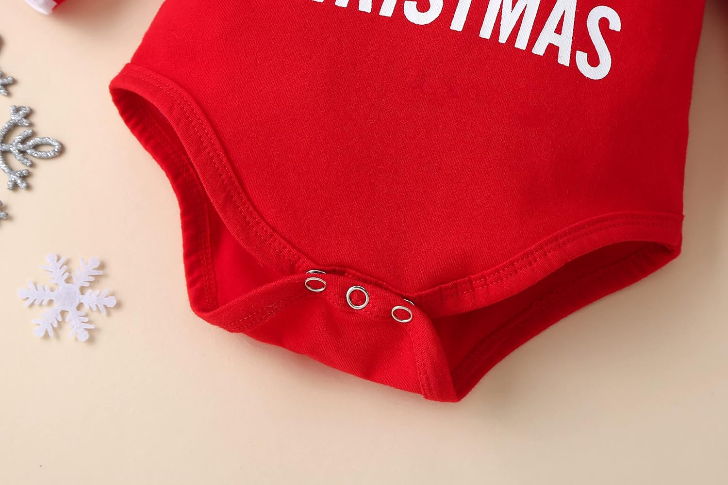 Baby Boy Christmas Clothes My First Christmas Outfits Sets Long Sleeve Romper New Years 3Pc Pants Sets Infant Clothes Sets image number 3